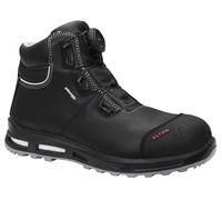 ELTEN Reaction XXT Pro BOA Mid ESD S3S, Chaussures de sécurité pour Hommes, légères, Embout en Plastique, matière supérieure : Cuir, Doublure intérieure : Textile (Respirant), Taille 43