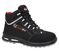 ELTEN Sander XXT ESD S3 Chaussures de sécurité pour homme et femme en textile avec embout en plastique (plus légères que l'embout en acier) légères et sportives Noir/rouge Pointure 39