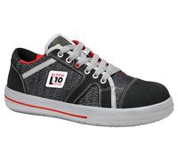 ELTEN Chaussures de Sécurité Sensation Low ESD S2, Femme et Homme, Cuir/Textile, Embout Acier, Léger, Sportif, Noir, Pointure : 42