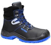 ELTEN Sicherheitsstiefel Alessio Blue S3 Esd, Bottes de sécurité mixte adulte, Noir (Blue Mid), 44 EU