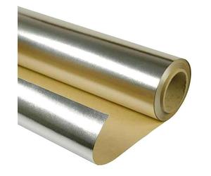 Eltete Barrière à la vapeur pour sauna Alu-Pap papier isolant revêtu d'aluminium 30 M2