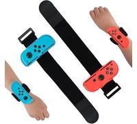 elthmpr Lot de 2 bracelets pour Just Dance Switch 2025 2024 2023 2022 2021 - Bracelet élastique réglable pour Zumba Burn It Up avec Switch OLED