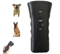 eltolent PetGentle Dispositif anti-aboiement à ultrasons pour animaux domestiques - Arrête les aboiements excessifs - Outil de dressage avec lumière, émetteur sonique pour chiots et chiens (1 pièce)