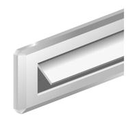 Elton ELLEN Boîte aux lettres avec clapet, fente 7401201 plastique, brun Quantité:1