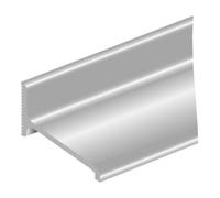 Elton ELLEN Bras d'eau ALD-A incliné alu argent L2000, H 21, P 50 Quantité:1