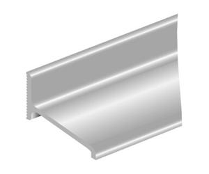 Elton ELLEN Bras d'eau ALD-A pour inclinaison alu argent L3000, H 21, P 35 Quantité:1