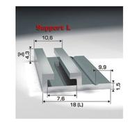 Elton ELLEN Joint brosse L-profil pour collage sans vis alu argenté Br18xH4,3xL3000 Quantité:1