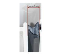 Elton ELLEN Joint de rénovation Profil 4384, 6111181 à clipser Silicone, noir Quantité:1