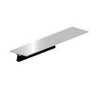 Elton ELLEN Joint de seuil de porte DBS Invisible incliné alu argent, H13,5 x L3000 Quantité:1