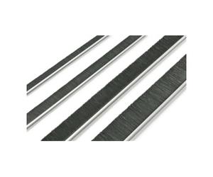 Elton ELLEN Joint de seuil de porte IBS 39 à encastrer, PP dur noir, L 3000, H 20 Quantité:1