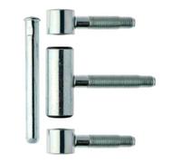 Elton ELLEN Paumelle à encastrer 3 pcs Bois, avec Nb, galvanisée Rouleaux ø 20, Poids porte 80kg Quantité:10