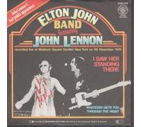 ELTON JOHN BAND FEATURING JOHN LENNON AND THE MUSCLE SH - I SAW HER STANDING THERE 7 INCH (7" VINYL 45) GERMAN DJM 1975