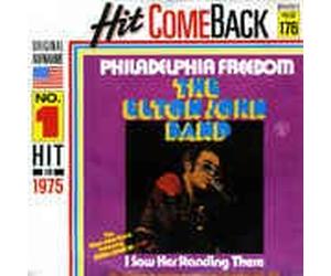 Elton John Band - Philadelphia freedom (Hit ComeBack, 1975, feat. John Lennon) / Vinyl single [Vinyl-Single 7'']