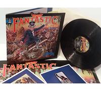 ELTON JOHN - ELTON JOHN captain fantastic and the brown dirt cowboy WITH lyric booklet, comic strip booklet, poster, DJLPX 1