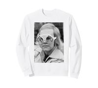 Elton John Goodbye Lunettes en Forme de Brique Jaune Sweatshirt