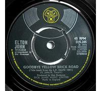 Elton John - GOODBYE YELLOW BRICK ROAD 7" (45) UK DJM 1973 4 PRONGED LABEL DESIGN B/W SCREW YOU (DJS285)