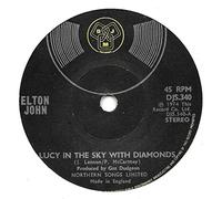 ELTON JOHN - LUCY IN THE SKY WITH DIAMONDS - reissue 7 inch - 7 inch vinyl/45