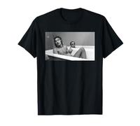 Elton John & Rod Stewart ayant Un Bain Watford Grounds 1973 T-Shirt