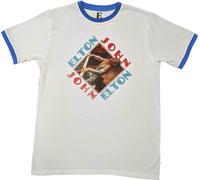Elton John - T-shirt homme/femme unie RO5426 (M) (Blanc)