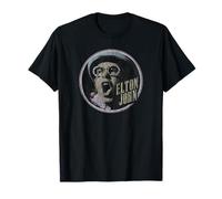 Elton John Vintage Circle by Rock Off T-Shirt