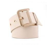 ELTOX Ceintures Femme,Grosse Ceinture Femme pour Robe Ceinture avec Boucle en métal Noir Large Cuir Femme Ceinture courtures de Taille Blanche Brun Dames corsot de Corset (Color : Style 1 Beige)