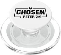 Élu 1 Pierre 2:9 Dieu chrétien, l'amour des Hommes, des Femmes et des chrétiens PopSockets PopGrip pour MagSafe