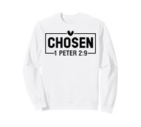 Élu 1 Pierre 2:9 Dieu chrétien, l'amour des Hommes, des Femmes et des chrétiens Sweatshirt
