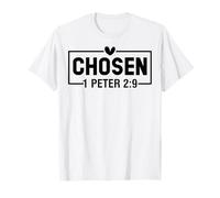 Élu 1 Pierre 2:9 Dieu chrétien, l'amour des Hommes, des Femmes et des chrétiens T-Shirt