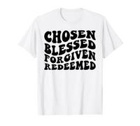 Élu, bienheureux, pardonné, racheté, Reconnaissant, Amour T-Shirt Graphique avec Valeur