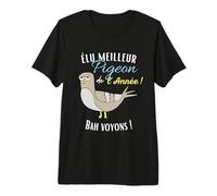 Élu Meilleur Pigeon de l'Année - Chuchoteur de Pigeons Fun T-Shirt Haut de Gamme