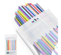 ELUBLU Recharges de stylo d'impression 3D - Matériau PLA de haute précision respectueux de l'environnement - Compatible avec 3Doodler MYNT3D - 22 options de couleur - Idéal pour les projets