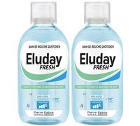 Eluday Fresh Bain de Bouche Quotidien Menthe fraîche De 2x500 ml