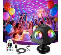 EluDizko Fabriquées en matériau ABS résistant aux hautes températures, ces boules lumineuses disco offrent un éclairage durable et sont donc parfaites pour créer une atmosphère et une ambiance.