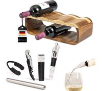 eluno Set de casier à vin 6 pièces, y compris décanteur-verseur, sommelier, bouchon à vide, tige de refroidissement et coupe-film