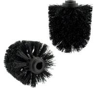 eluno Têtes de brosse de rechange Set de 2 pièces pour brosses de WC au sol 4en1 noir #93099 #93101