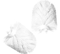 eluno Têtes de brosse de rechange Set de 2 pièces pour brosses WC au sol 4in1 blanc #93106 #93107