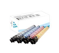 ELUPNMF Cartouche de Toner Compatible avec rendement 842554 842555 842556 842557 pour imprimantes IM C2010 C2510, Noir 16500 Pages et Couleur 10500 Pages, Paquet de 4 Couleurs