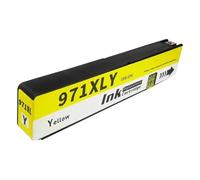 ELUPNMF Cartouche d'encre Compatible Compatible avec 970XL 971XL, Compatible avec Officejet Pro X451dn X451dw X551 X476dw X476dn X576dw Mono MFP(Yellow)