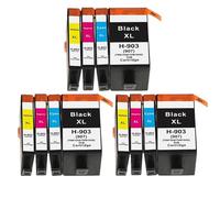 ELUPNMF Cartouches d'encre 15PK 903XL compatibles avec Les Cartouches de Remplacement d'imprimante OfficeJet Pro 6950 6960 6970 6975