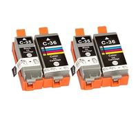 ELUPNMF Cartouches d'encre de Remplacement compatibles, pour PGI35 PGI-35BK CLI-36 pour IP100B IP100 IP100 260 320