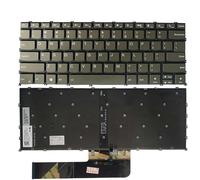 ELUPNMF Clavier Compatible avec la Disposition espagnole US UK Compatible avec 7 Pro 14ITL5 14ARH5 14ACH5 14IHU5 7 14ITL5 7 14ARE05 avec rétro-éclairage(Dark Green US)