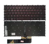 ELUPNMF Clavier Compatible avec la Disposition espagnole US UK Compatible avec 7 Pro 14ITL5 14ARH5 14ACH5 14IHU5 7 14ITL5 7 14ARE05 avec rétro-éclairage(Purple US-01)