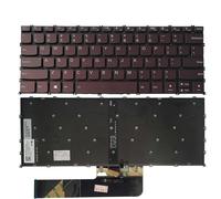 ELUPNMF Clavier Compatible avec la Disposition espagnole US UK Compatible avec 7 Pro 14ITL5 14ARH5 14ACH5 14IHU5 7 14ITL5 7 14ARE05 avec rétro-éclairage(Purple US)