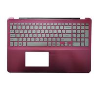 ELUPNMF Clavier Compatible avec SVF15A SVF15A1C5E Disposition américaine avec Couvercle supérieur Repose-Paume Rose 5JGD6PHN090 Compatible avec SVF15A SVF15A1C5E