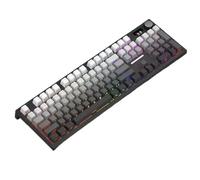 ELUPNMF LT104 Keyboard mécanique sans Fil TRI Mode 104 avec écran de Couleur PBT Keycaps Hot Swappable Design Clavier de Jeu Personnalisable Compatible avec PC et Ordinateur Portable(Polar Day)