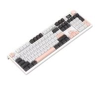ELUPNMF LT104 Keyboard mécanique sans Fil TRI Mode 104 avec écran de Couleur PBT Keycaps Hot Swappable Design Clavier de Jeu Personnalisable Compatible avec PC et Ordinateur Portable(Falling Autumn)
