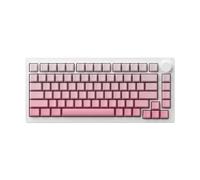 ELUPNMF V3-SP Keyboard mécanique du boîtier en Aluminium Point de Joint à Chaud RGB RVAB RGB Backlit Multi Mode Wired Compatible avec ISO ANSI Layout Comprend des touchés latéraux imprimés(ANSI Pink)