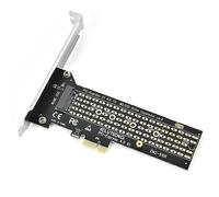 ELUTENG M.2 NVME zu PCIe 4.0 Adaptateur, 16Gbp Carte de Conversion M.2 NVME vers PCIe X1 pour SSD M-Key 2230 2242 2260 2280 22110