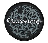 Eluveitie Patches - Celtic Knot [Patch] Noir S Coton Thermocollant Gothique Fantaisie Rond Patch 1 Pièce