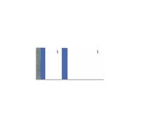 Elv Bloc Vendeur 100 Feuillets 60x135 Mm Bleu